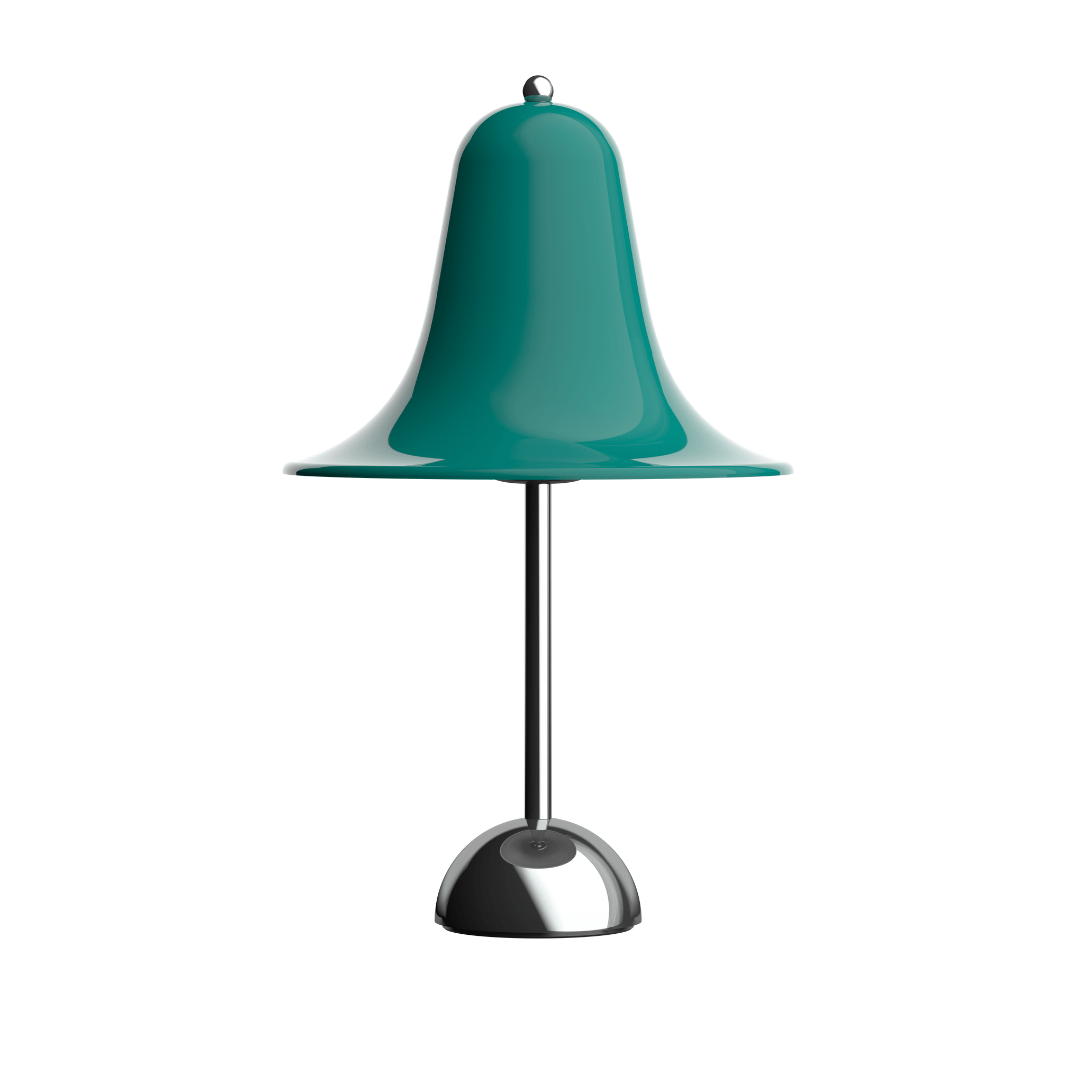 Produktbillede af Pantop Bordlampe Ø23 Dark Teal Verpan i premium kvalitet