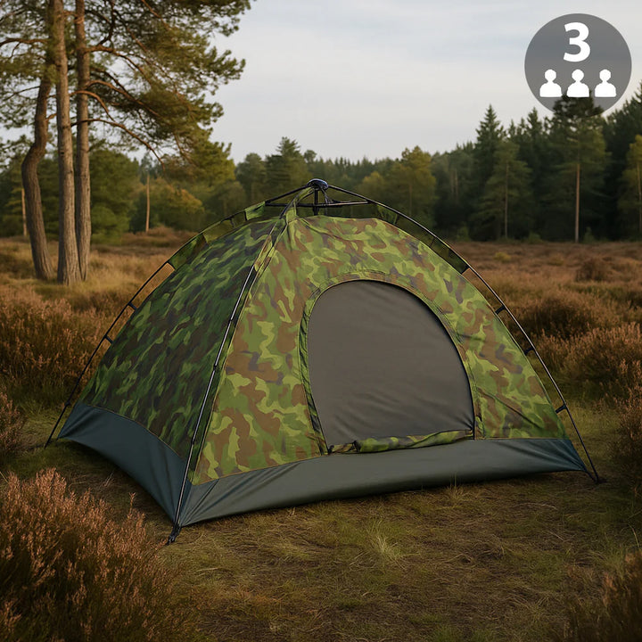 Quick-Up Camouflagetelt til 3 8 personer 3