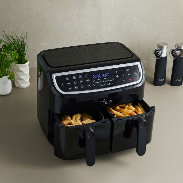 Haws Sejerø 2.0 Double Airfryer 2x4.5l, 2400w, Pfas Fri Coating