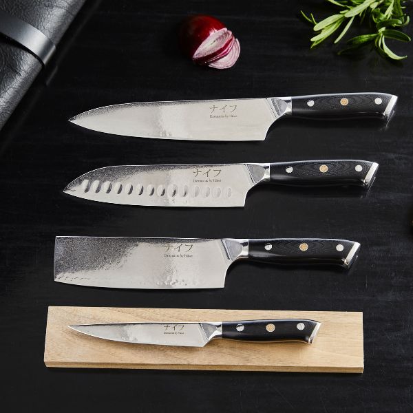 Se Damascus By HÃ¢ws Chef, Santoku, Grøntsags & Utility Kniv 4 Stk. ⇒ Udsalg og Tilbud Nu