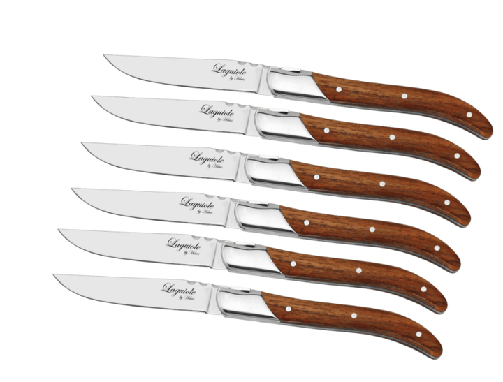 Laguiole Steakknive Rosewood 6 Stk. ❤ Kæmpe udvalg i Laguiole ❤ Billig fragt og hurtig levering 2 - 5 hverdage - Varenummer: BAR-19308 / Ean: '5712087100607 på lager - Udsalg på Køkken Borddækning Spar op til 52% - Over 454 design brands på udsalg