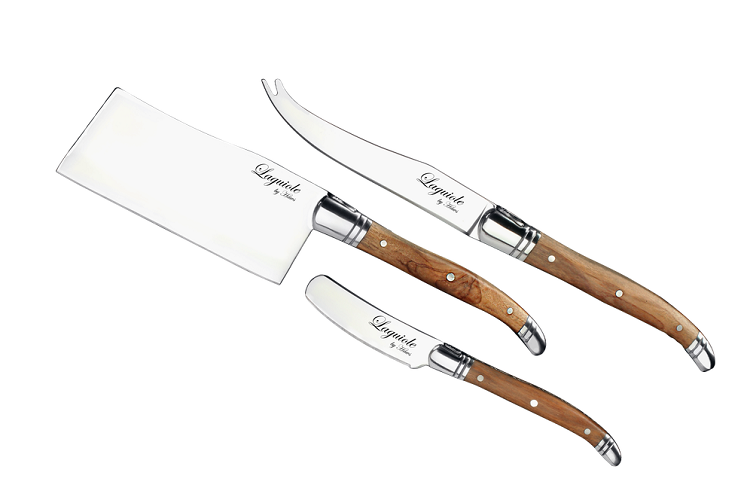 Laguiole Ostesæt 3 Knivesæt ✔ Kæmpe udvalg i  Laguiole ✔ Billig fragt og hurtig levering 2 - 5 hverdage - Varenummer: BAR-19547 / Ean: '5712087100690 på lager - Udsalg på Køkken | Køkkenartikler | Serveringsartikler Spar op til 62% - Over 392 kendte brands på udsalg