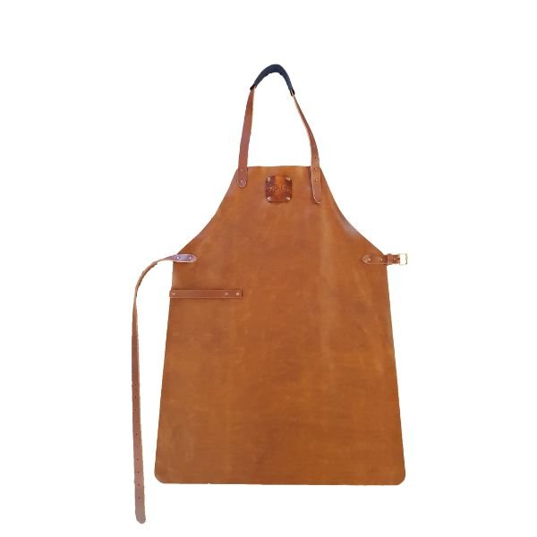 Ægte Læderforklæde Brun/cognac ❤ Kæmpe udvalg i BF25 ❤ Billig fragt og hurtig levering 2 - 5 hverdage - Varenummer: BAR-646343 / Ean: '8720254579900 på lager - Udsalg på Outlet Spar op til 64% - Over 785 kendte brands på udsalg