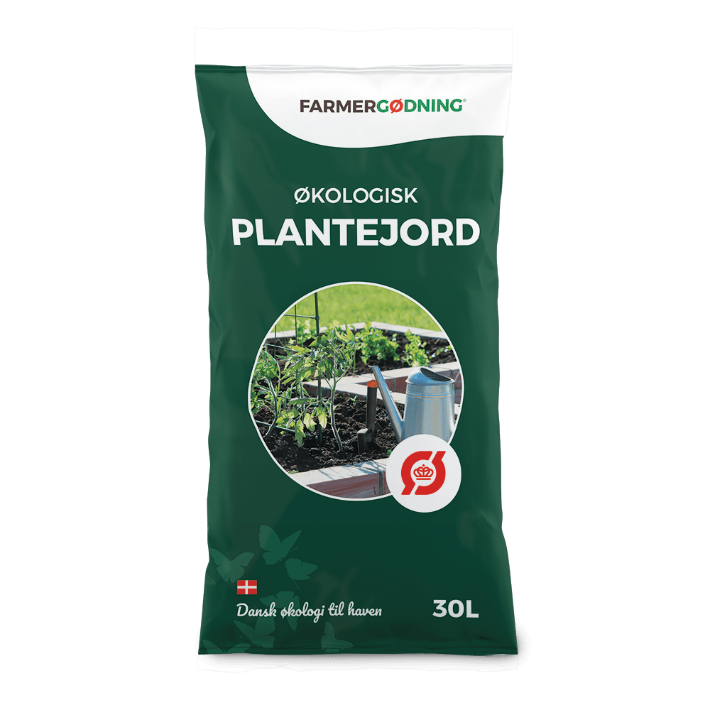 Produktbillede af Farmergødning Økologisk Plantejord 30 liter på tilbud i høj kvalitet