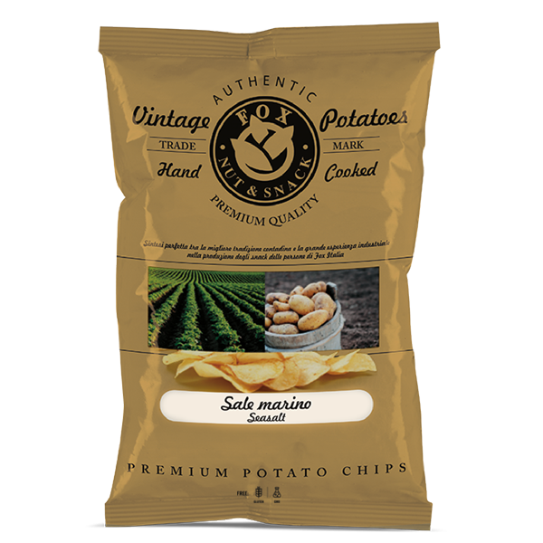 Vintage Potatoes, Fox 40 Gr. Seasalt ✔ Kæmpe udvalg i  BF20 ✔ Billig fragt og hurtig levering 2 - 5 hverdage - Varenummer: BAR-682253 / Ean: '8007537005845 på lager - Udsalg på Delikatesser | Snacks | Chips Spar op til 54% - Over 785 kendte brands på udsalg