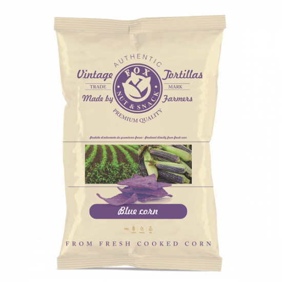Vintage Potatoes, Fox 40 Gr. Tortilla Blue Corn ✔ Kæmpe udvalg i  Barlife ✔ Billig fragt og hurtig levering 2 - 5 hverdage - Varenummer: BAR-682252 / Ean: '8007537006545 på lager - Udsalg på Delikatesser | Snacks | Chips Spar op til 61% - Over 1247 kendte brands på udsalg