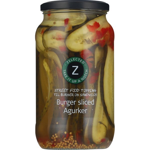 Burger Sliced Agurker 970g Zelected ✔ Kæmpe udvalg i Zelected ✔ Billig fragt og hurtig levering 2 - 5 hverdage - Varenummer: BAR-693572 / Ean: '5708229300974 på lager - Udsalg på Delikatesser - Tapas - Grønt på glas Spar op til 57% - Over 350 kendte brands på udsalg