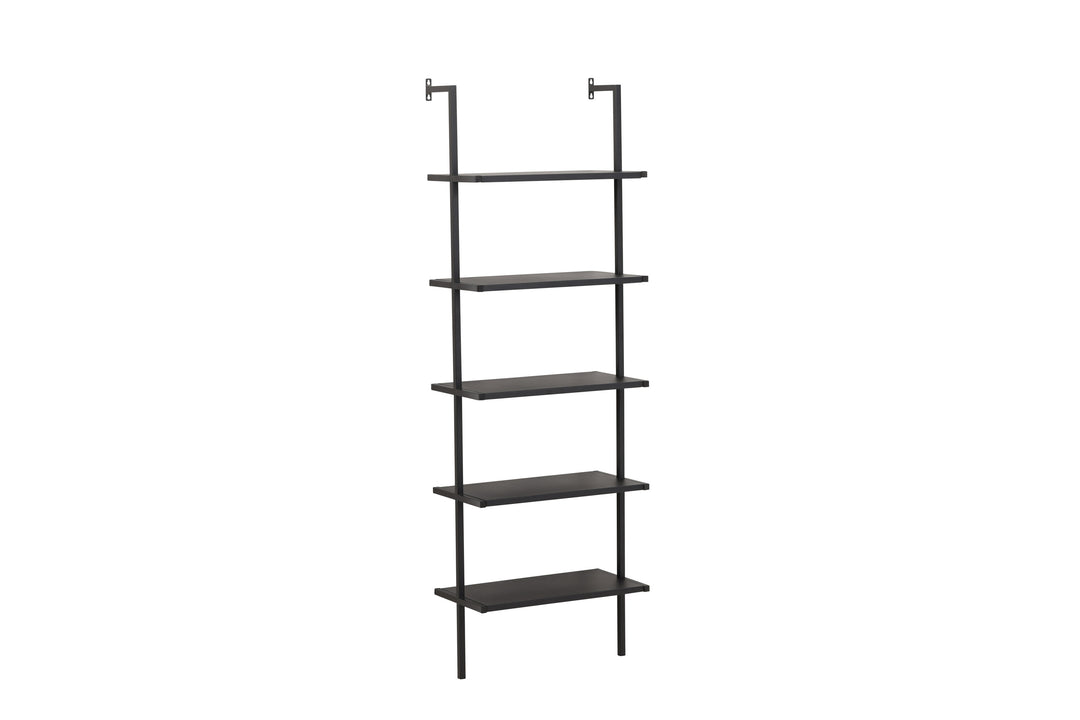 VENTURE DESIGN Caracas reol m. 5 hylder sort stål