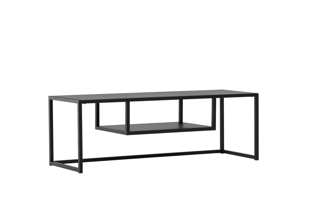 VENTURE DESIGN Riverside TV-bord m. 1 hylde sort stål 120x40