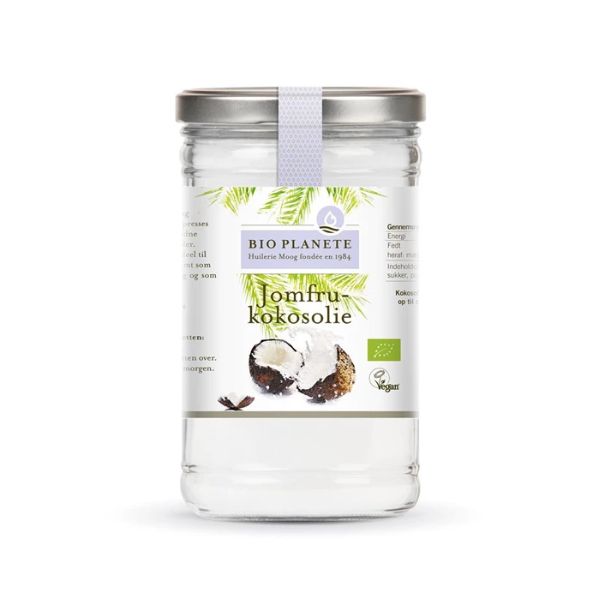 Produktbillede af Kokosolie Koldpresset Økologisk Bio Planete 95cl på tilbud – premium kvalitet og detaljer