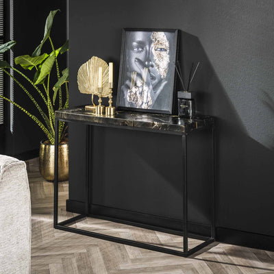 billigt tilbud på Collins konsolbord i sort og guld lakeret teaktræ! Spar op til 57% på udsalg. Hurtig levering, 1-2 hverdage. Køb online nu!