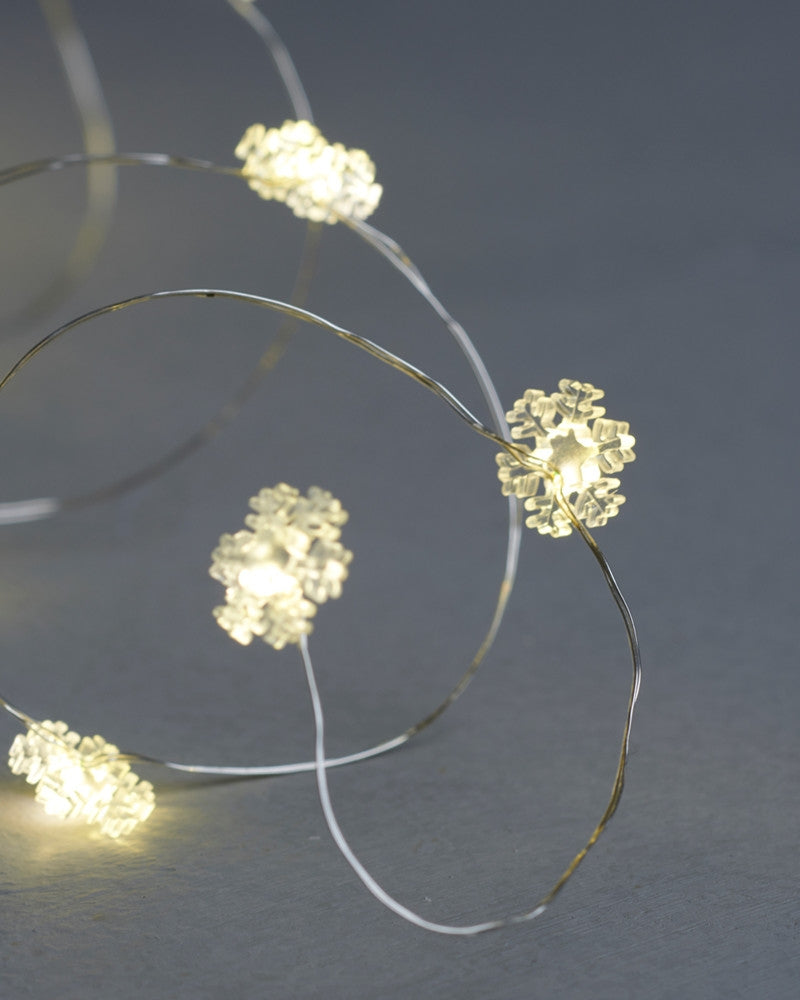 Produktbillede af Sirius Nynne Snefnug 20 Lys Klar/Sølv i premium kvalitet