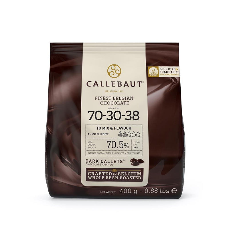 Mørk Chokolade Overtræk 70,5% Ps (400 G) ❤ Stort online udvalg i Barry Callebaut ❤ Billig fragt og hurtig levering 2 - 5 hverdage - Varenummer: BAR-725224 / Ean: &