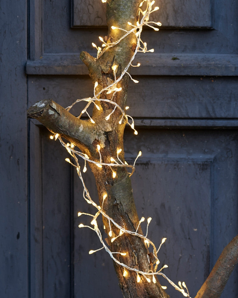 Produktbillede af Sirius Knirke Cluster 160 lys Klar/Sølv i premium kvalitet