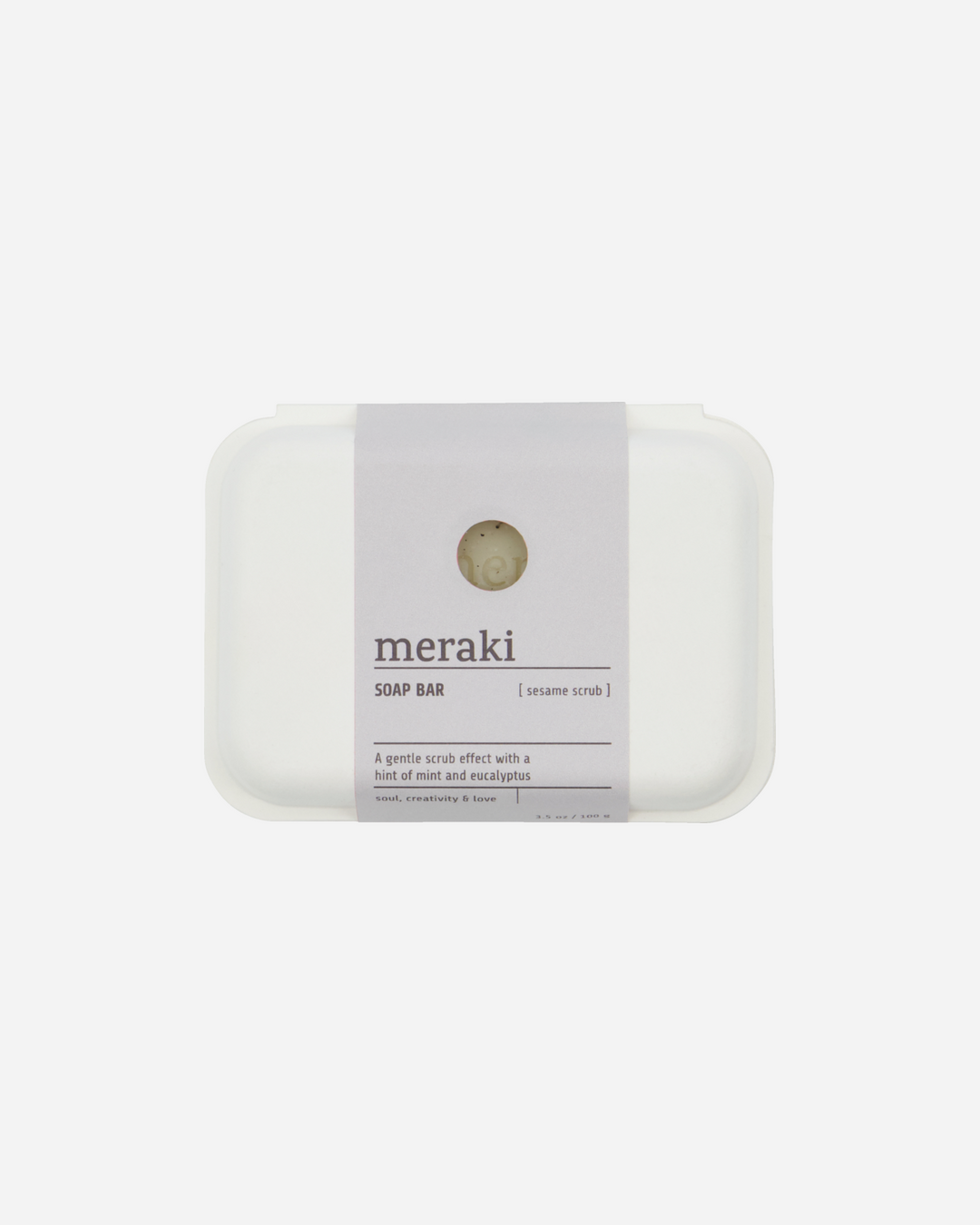 Produktbillede af Meraki Sæbebar Sesame Scrub i premium kvalitet