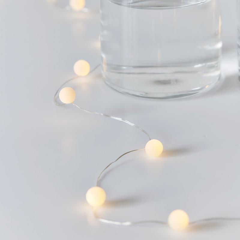 Produktbillede af Sirius Ally Kugle 20 LED hvid i premium kvalitet