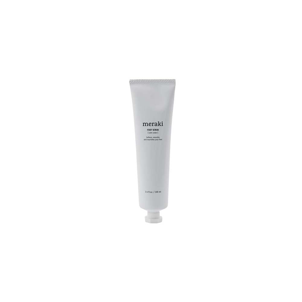 Produktbillede af Meraki Fodscrub Calm cedar Cosmos Organic i premium kvalitet