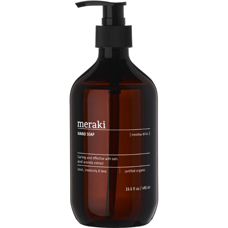 Produktbillede af Meraki Hand Soap Meadow Bliss 490 Ml på tilbud – premium kvalitet og detaljer