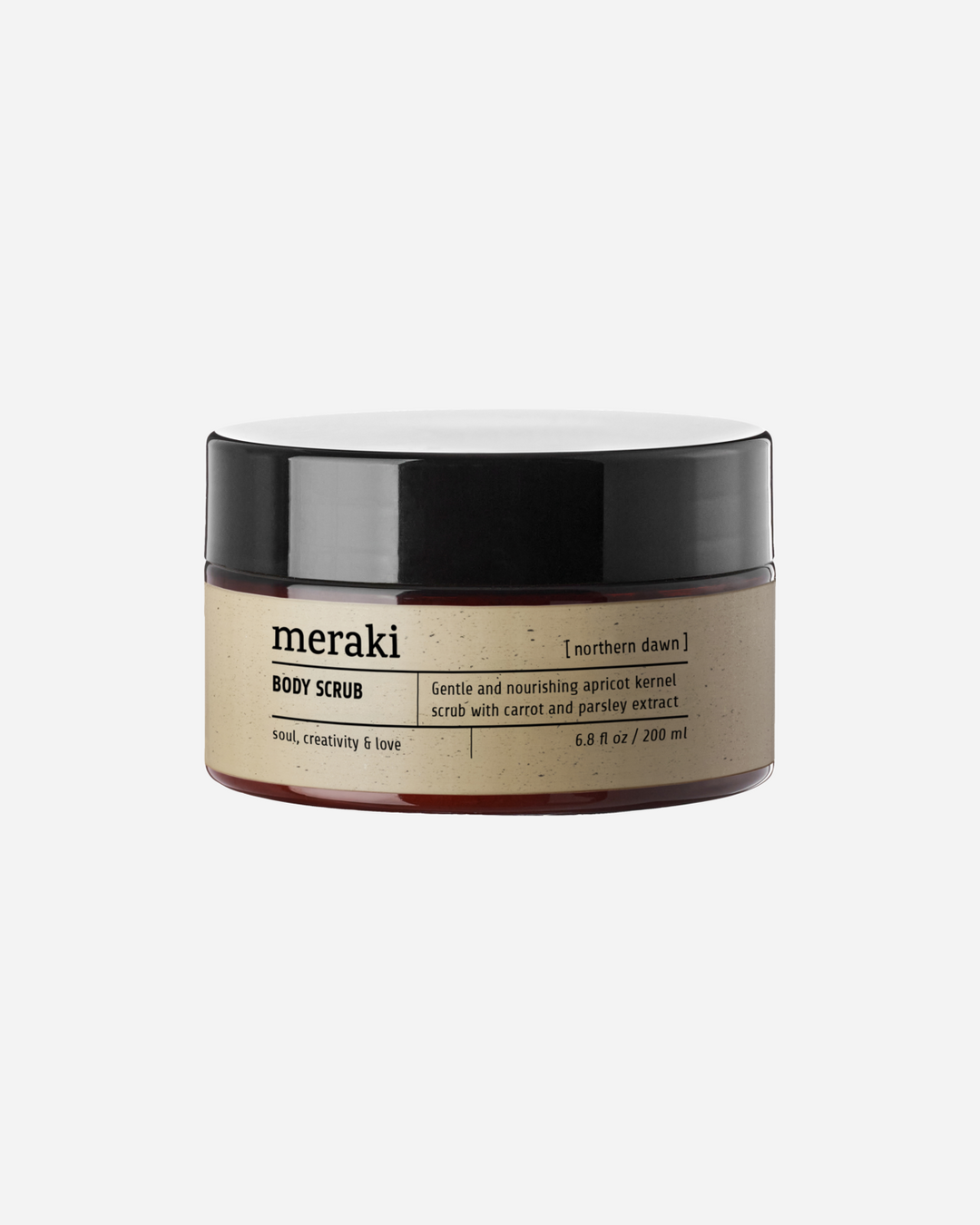 Produktbillede af Meraki Body scrub Northern dawn 200 ml i premium kvalitet