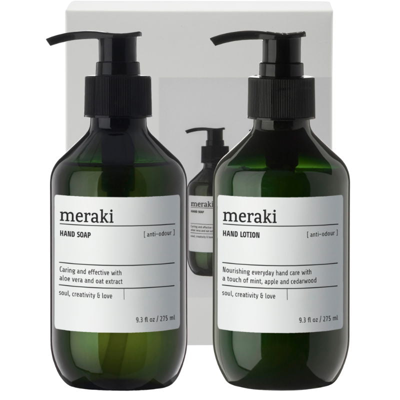 Produktbillede af Meraki Anti-odour Håndpleje Gaveæske 2 x 275 Ml på tilbud i premium kvalitet