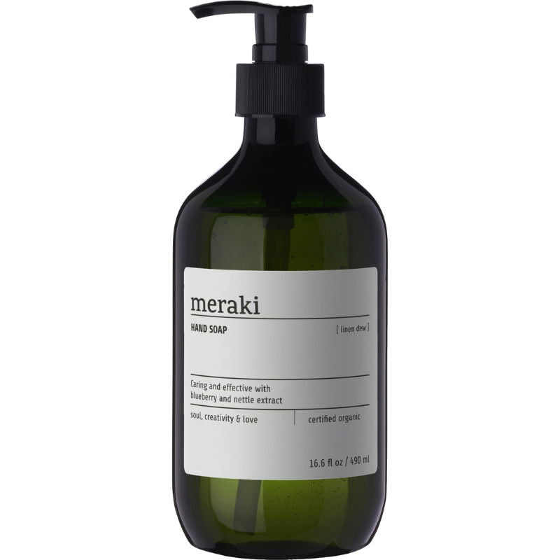Produktbillede af Hand Soap Linen Dew Grøn Meraki på tilbud – premium kvalitet og detaljer