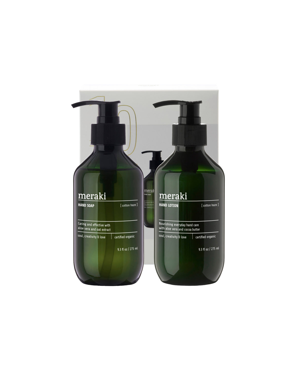 Produktbillede af Meraki Gaveæske Cotton Haze Simple hand care 275 ml i premium kvalitet