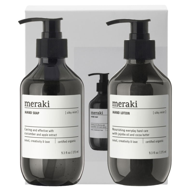 Produktbillede af Meraki Silky Mist Håndpleje Gaveæske 2 x 275 Ml på tilbud – premium kvalitet og detaljer
