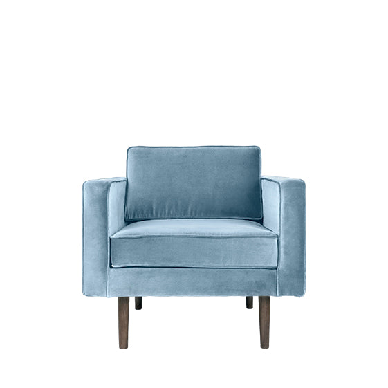 Produktbillede af BROSTE CPH LOUNGE STOL PASTEL BLUE 88 i premium kvalitet
