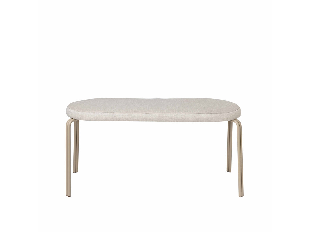 Produktbillede af Broste CPH "ODA" bænk tekstil grå 110 i premium kvalitet