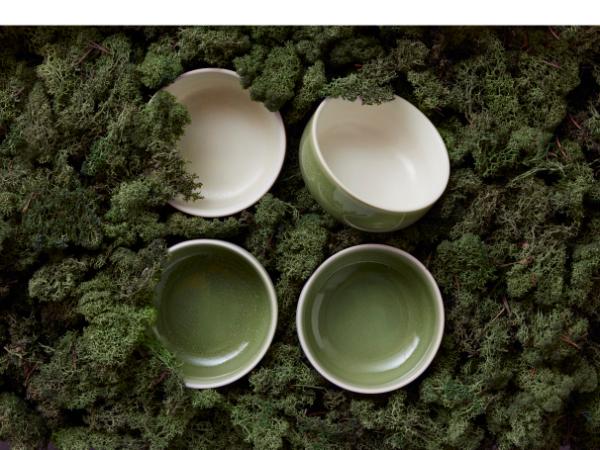 Produktbillede af Studio Round North Skål 11 cm 4 stk. Moss mix i premium kvalitet