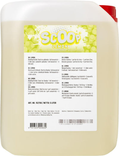 Scoop Slushice Lemon, 5l ❤ Kæmpe udvalg i SCOOP ❤ Billig fragt og hurtig levering 2 - 5 hverdage - Varenummer: BAR-638206 / Ean: '5701323004830 på lager - Udsalg på Drikkevarer Vand og mixere Sluch ice Spar op til 57% - Over 454 design mærker på udsalg