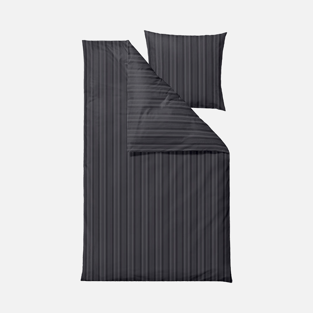 Produktbillede af NOBEL Sengetøj flere farver 140x200 cm Mørkegrå på tilbud i høj kvalitet