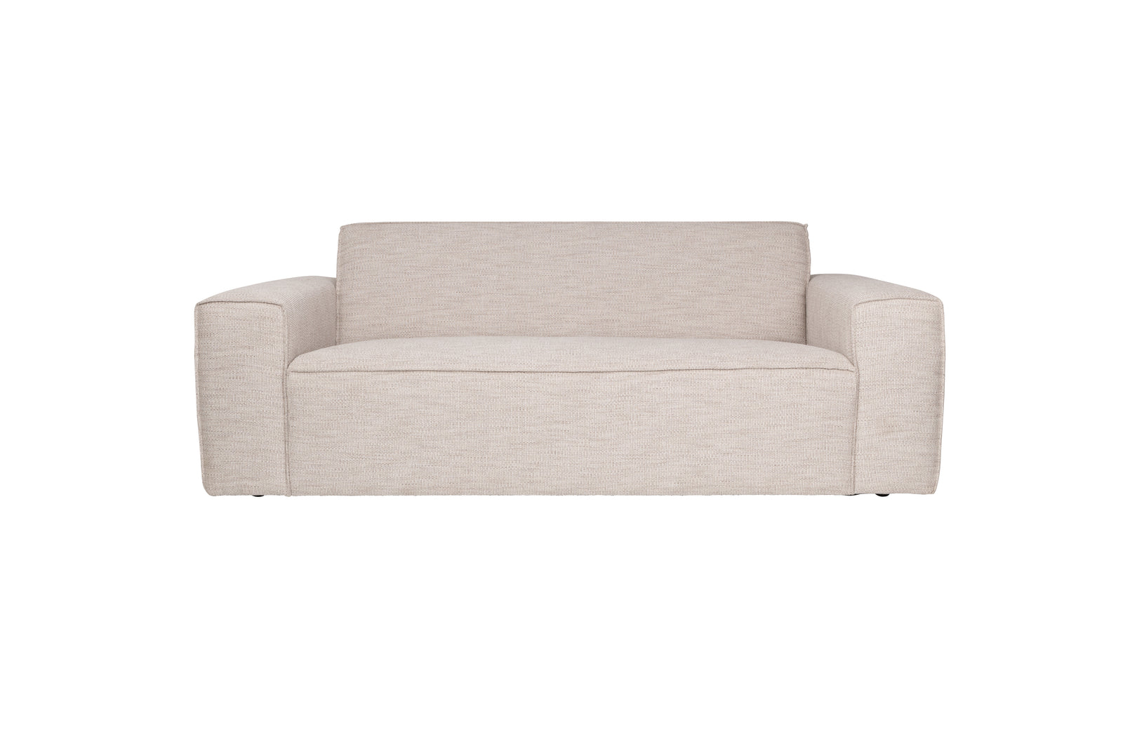 Produktbillede af ZUIVER Bor 2,5-personers sofa latte polyester og træ i premium kvalitet
