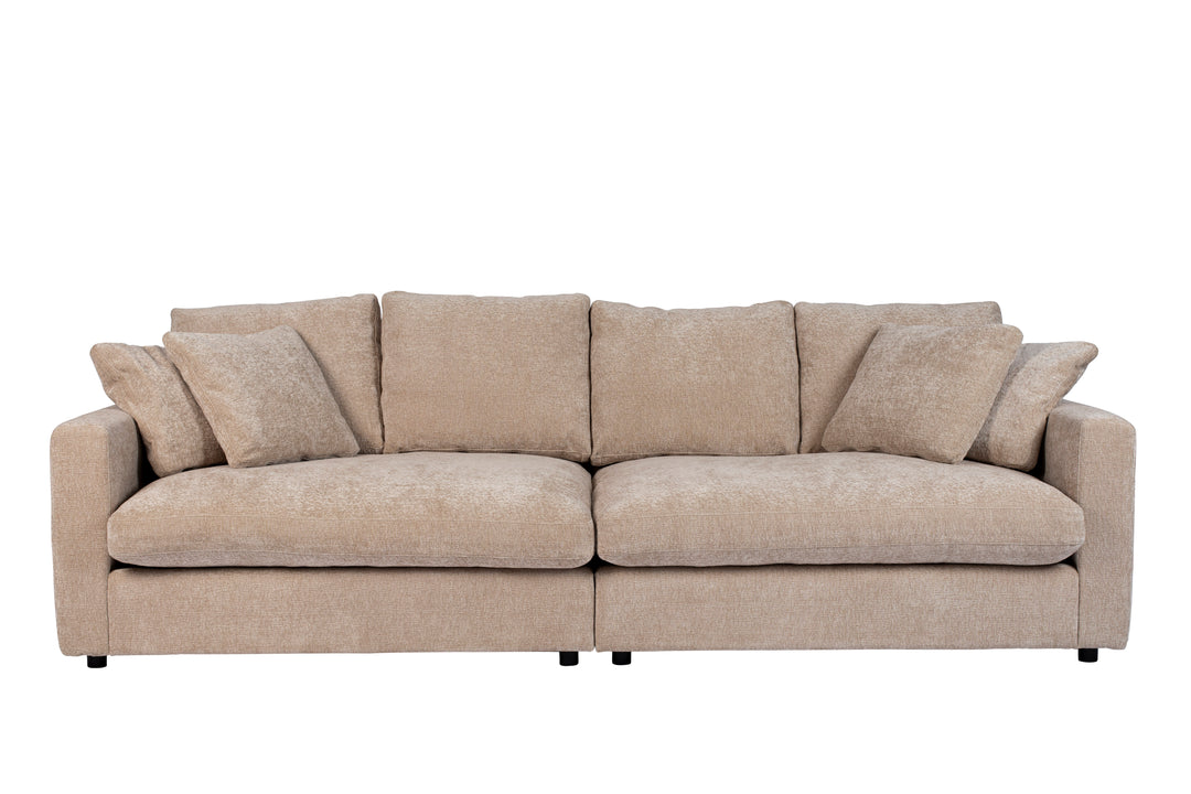 ZUIVER Sense 3-personers sofa natur soft polyester og plast
