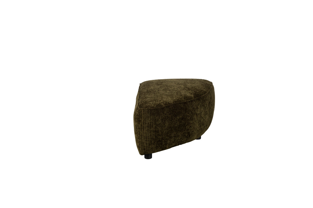 ZUIVER Hunter Sofa element Pie Puf Højre forest fløjl og plast