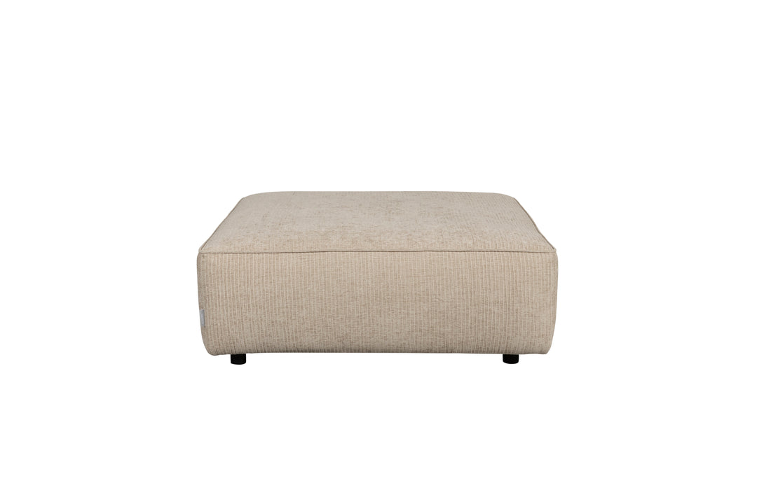 ZUIVER Hunter Sofa Element 1,5-personers u. ryg sand fløjl og plast