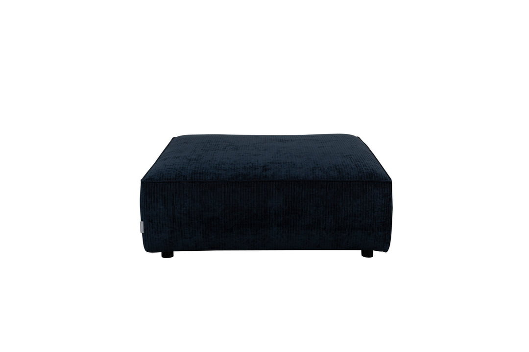 ZUIVER Hunter Sofa Element 1,5-personers u. ryg navy fløjl og plast