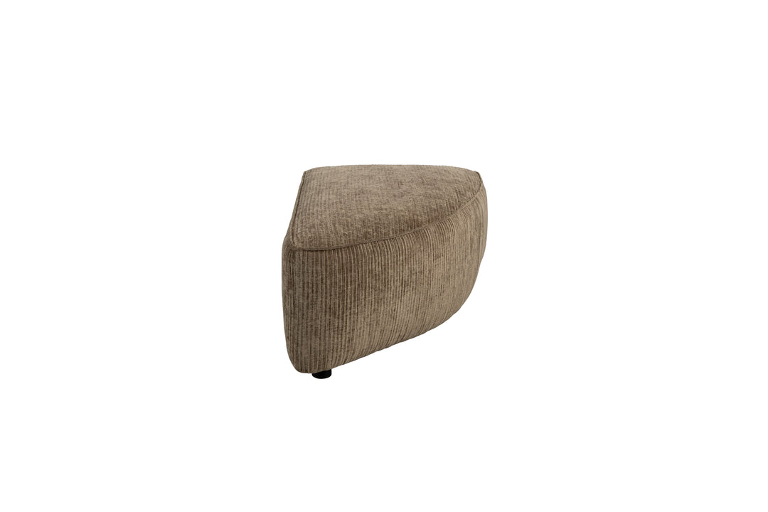 Produktbillede af ZUIVER Hunter Sofa element Pie Puf Højre mos fløjl og plast i premium kvalitet