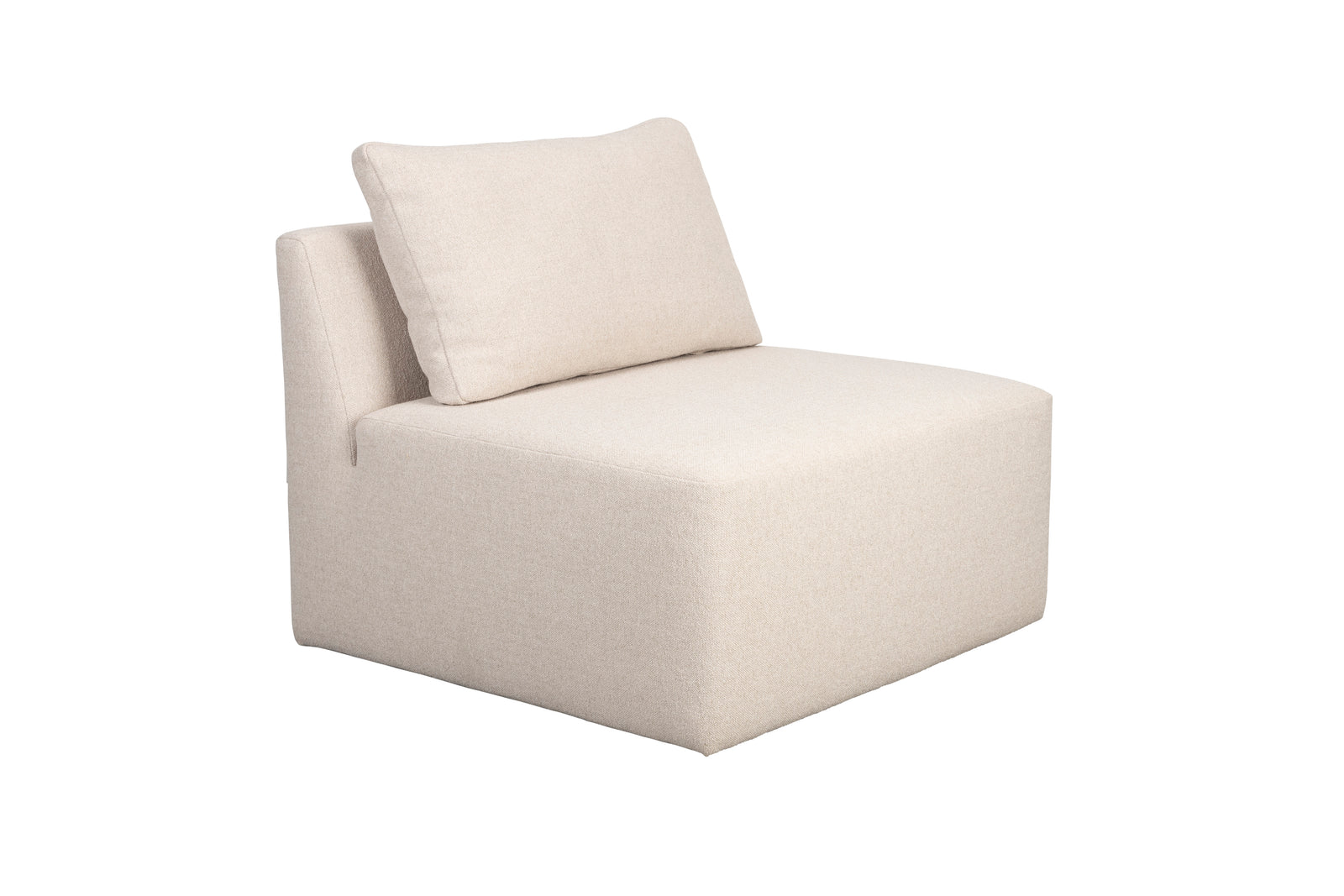 Produktbillede af ZUIVER ZUIVER Prosper 1 pers. modul sofaelement beige polyester i premium kvalitet