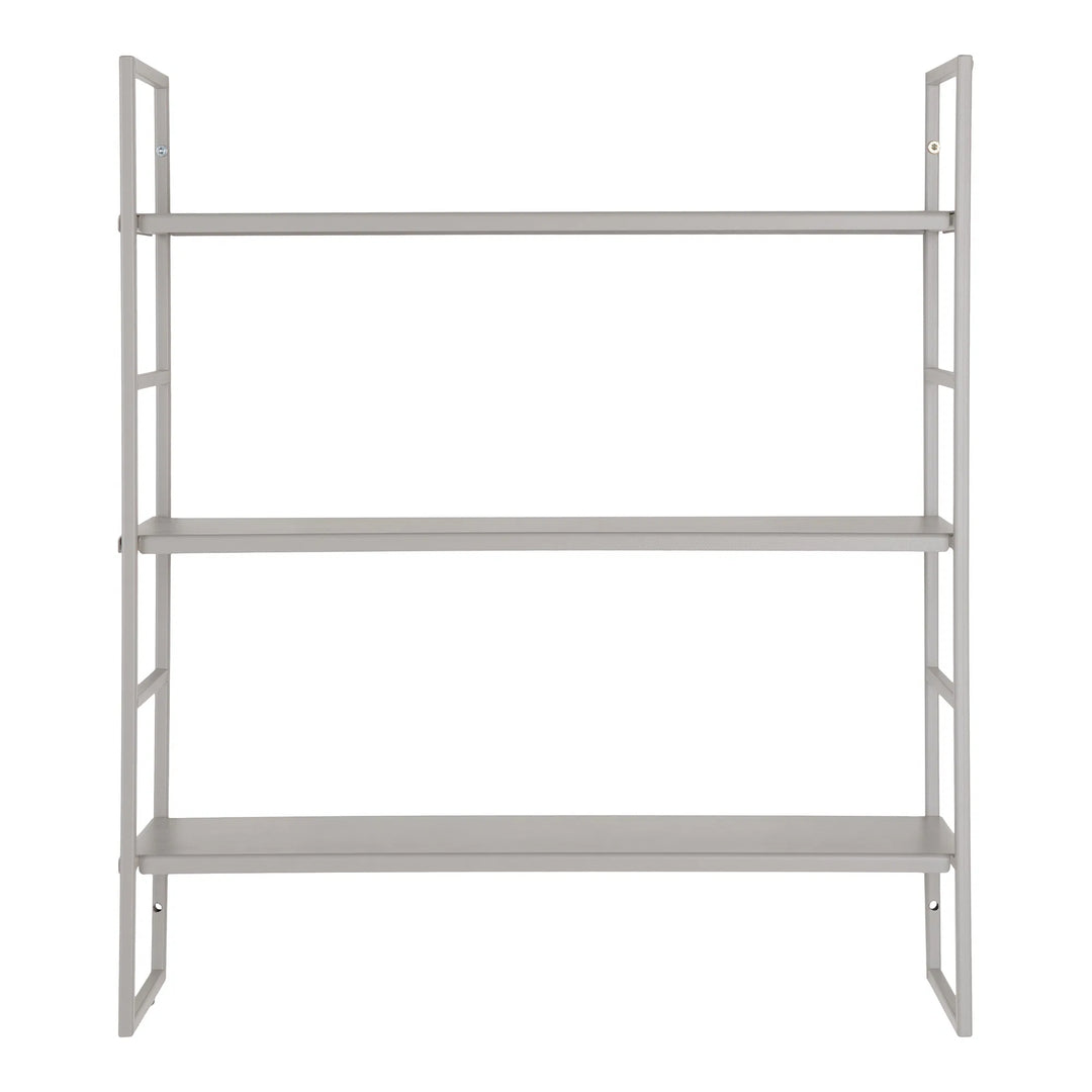HOUSE NORDIC  Væghylde stål cool grey 3 hylder 48x17x55 cm