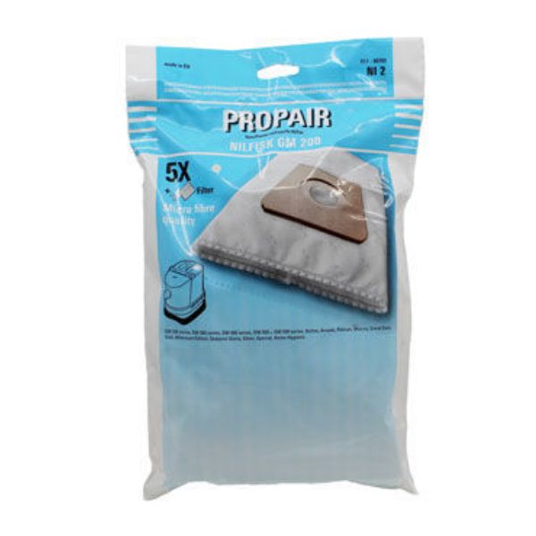 Produktbillede af Støvsugerpose Ni-2 5+1f Micropose på tilbud i premium kvalitet