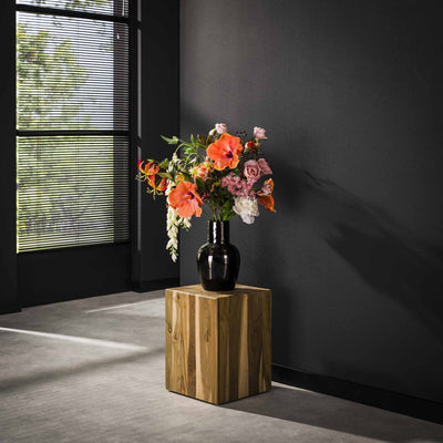 Se Unicas ⇒ Blomstersøjle i genbrugs teaktræ, H: 45 cm. ⇒ Udsalg og Tilbud Nu