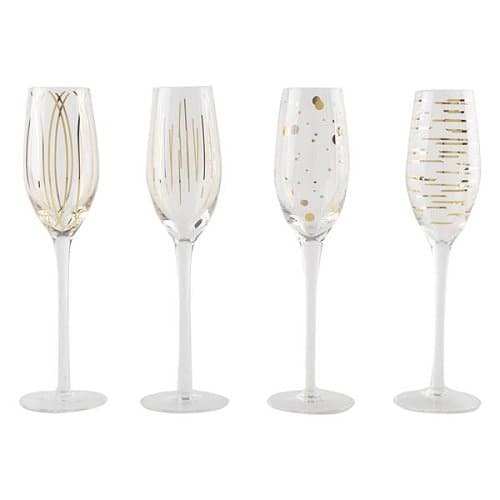 Mikasa Guld Champagne Flute Glas 210 Ml 4 Stk. ❤ Kæmpe udvalg i BARLIFE ❤ Billig fragt og hurtig levering 2 - 5 hverdage - Varenummer: BAR-523352 / Ean: '5050993244894 på lager - tilbud på Glas | Vinglas | Champagneglas Spar op til 59% - Over 857 design brands på tilbud