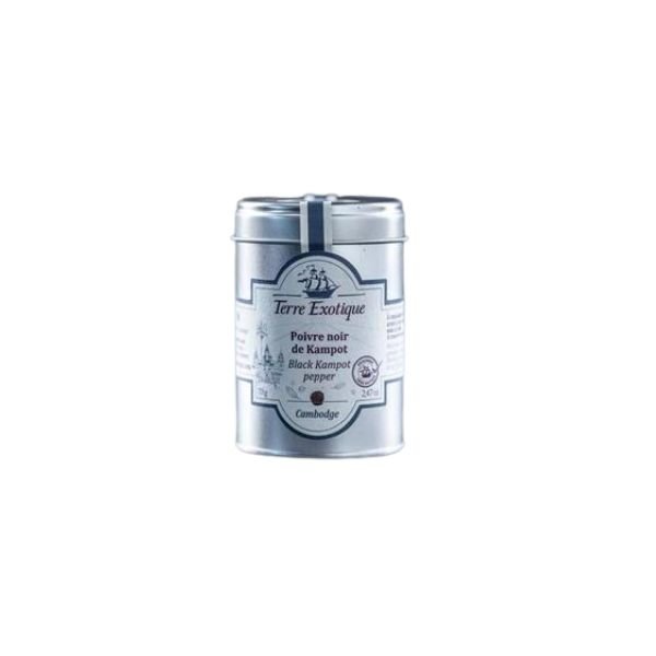 Sort Kampot Peber 70g Terre Exotique ❤ Stort online udvalg i Terre Exotique ❤ Billig fragt og hurtig levering 2 - 5 hverdage - Varenummer: BAR-721696 / Ean: på lager - Udsalg på Delikatesser | Kolonial Spar op til 62% - Over 434 design brands på udsalg