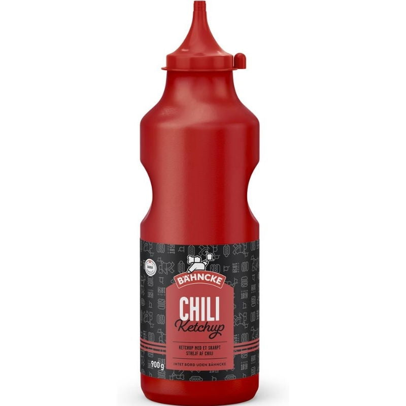 Produktbillede af Bähncke Chiliketchup 900 G på tilbud – premium kvalitet og detaljer