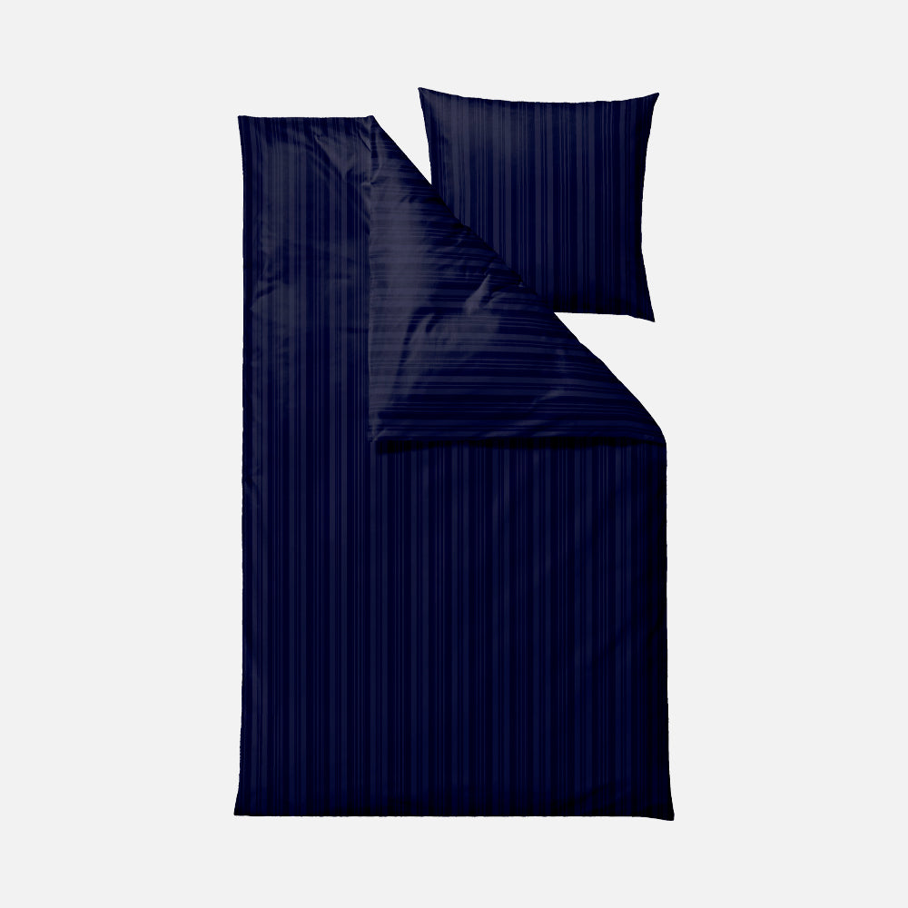 Produktbillede af NOBEL Sengetøj flere farver 140x200 cm Mørkeblå på tilbud i høj kvalitet