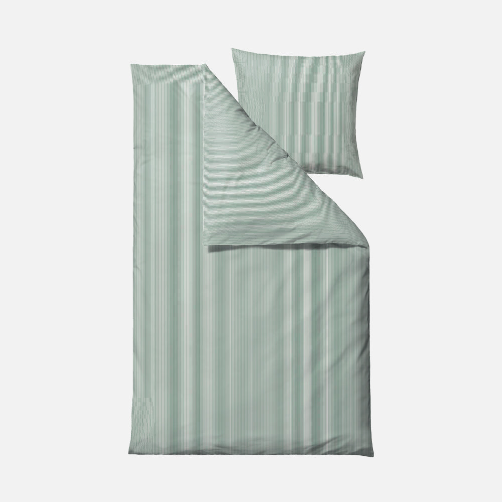 Produktbillede af Cheerful Sengetøj Grøn 140x220 cm på tilbud i høj kvalitet