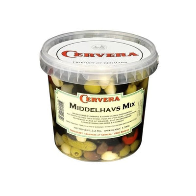 Olivenmix Middelhav Sp 2 Kg ❤ Kæmpe udvalg i CERVERA ❤ Billig fragt og hurtig levering 2 - 5 hverdage - Varenummer: BAR-675980 / Ean: '5707007328841 på lager - Udsalg på Delikatesser Tapas Oliven Spar op til 52% - Over 454 kendte brands på udsalg