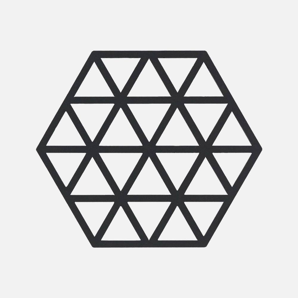 Produktbillede af TRIANGLES Bordskåner 2 størrelser Sort Lille på tilbud i høj kvalitet