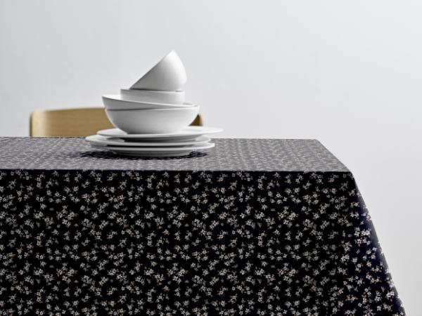 Produktbillede af Södahl Painter's Garden Akryldug m. antislip 140 cm Navy blue i metermål i premium kvalitet
